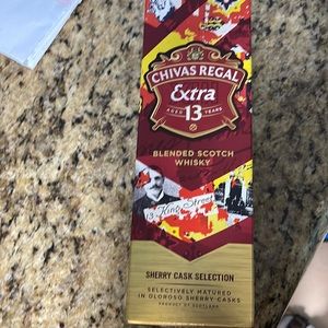 Chivas extra 13 empty bottles